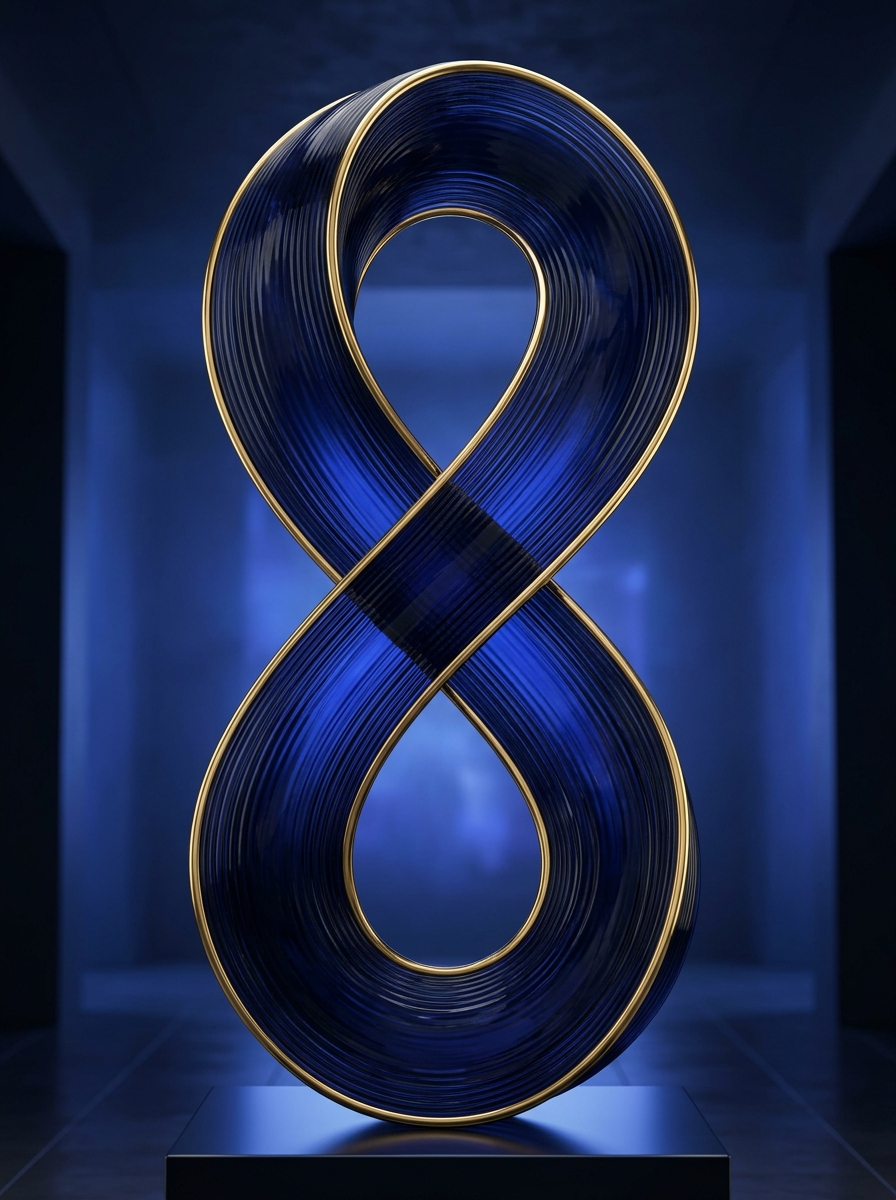 Horizon8 3D Ribbon Sculpture